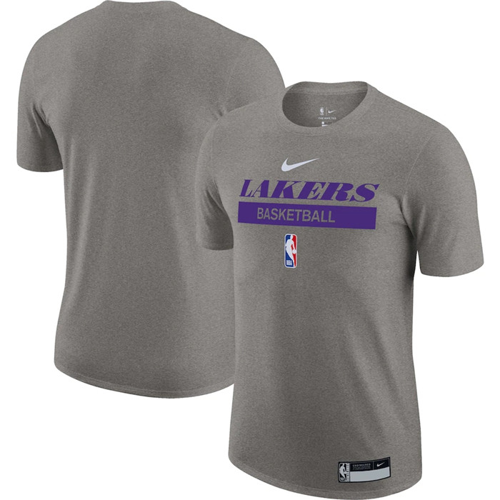 Men's Grey Los Angeles Lakers 2022/23 Legend On-Court Practice Performance T-Shirt